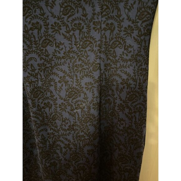 J McLaughlin Size Small Navy Black Floral Sheath Dress - Picture 4 of 6